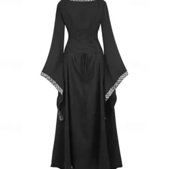 Medieval Renaissance Cocktail Dress Prom Dress Outlander Elven Fancy Dress Women's Halloween Carnival Masquerade LARP Ren Faire Festival Adults' Dress