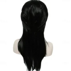 Medieval Wig Cosplay Wig Wavy Middle Part Wig As Shown Synthetic Hair for Women Black Halloween Wigs