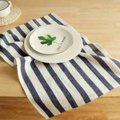 Mediterranean Nordic Style Cotton Color Woven Napkins, Tea Towels, Western Cuisine Background, Food Cloth