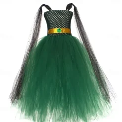 Medusa Halloween Dress Cosplay Costume Tutu Cosplay Kid's Girls' Carnival Masquerade Performance Party Halloween Easy Halloween Costumes Dress Up