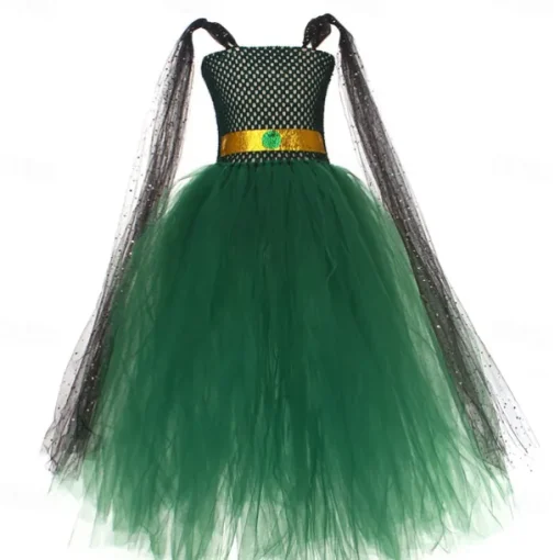 Medusa Halloween Dress Cosplay Costume Tutu Cosplay Kid's Girls' Carnival Masquerade Performance Party Halloween Easy Halloween Costumes Dress Up