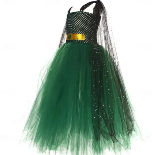 Medusa Halloween Dress Cosplay Costume Tutu Cosplay Kid's Girls' Carnival Masquerade Performance Party Halloween Easy Halloween Costumes Dress Up