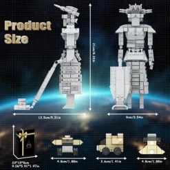 Mega Maid Spaceballs Creative Building Kit for AdultKids Desktop Building Set Toy Christmas Bithday Gift(362PCS)