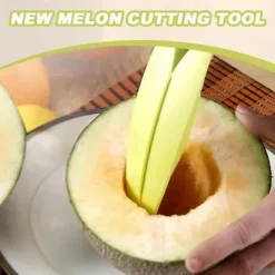 Melon Knife, Cantaloupe Melon Cutter, Fruit Knife Cutter