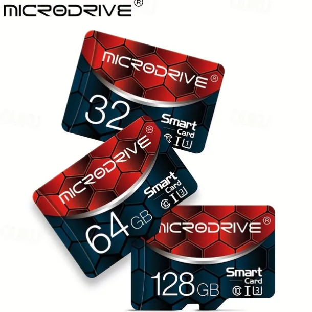 Memory Card Class 10 High Speed 128GB 64GB 32GB 16GB SD U3 TF Memory Card Flash Micro Tf SD Card Storage Expansion SD Adapter for Smart Phone DVR