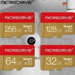 Memory Card 32GB 64GB 128GB 256GB U3 Mini SD Card Class 10 TF Flash Card Micro Tf SD Cards Memory Card For Mobile Phone PC Earphone Speaker HD Camera PSP SD Adapter