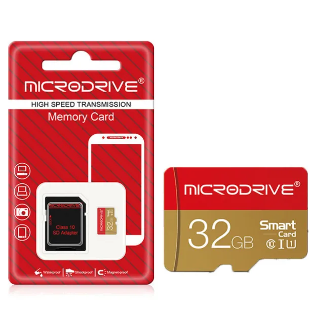 Memory Card 32GB 64GB 128GB 256GB U3 Mini SD Card Class 10 TF Flash Card Micro Tf SD Cards Memory Card For Mobile Phone PC Earphone Speaker HD Camera PSP SD Adapter