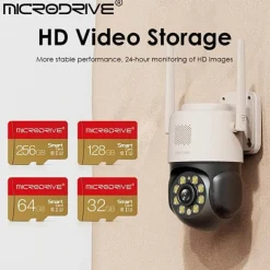 Memory Card 32GB 64GB 128GB 256GB U3 Mini SD Card Class 10 TF Flash Card Micro Tf SD Cards Memory Card For Mobile Phone PC Earphone Speaker HD Camera PSP SD Adapter