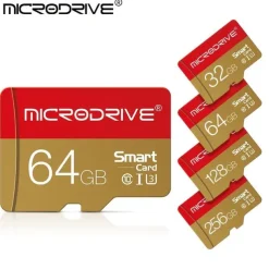 Memory Card 32GB 64GB 128GB 256GB U3 Mini SD Card Class 10 TF Flash Card Micro Tf SD Cards Memory Card For Mobile Phone PC Earphone Speaker HD Camera PSP SD Adapter