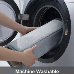 Memory Foam Bath Mat Non-slip Contour Toilet Bath Rug, U-Shaped Non Slip Absorbent Thick Soft Washable Bathroom Rugs, Floor Carpet Bath Mat for Bathroom Sink Toilet 50*60CM (20