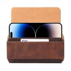 Men Genuine Leather Waist Pack Thick Cowhide Waist Bags Functional Leather Shoulder Bag Mini Travel Chest Bag Phone Pack