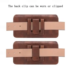 Men Genuine Leather Waist Pack Thick Cowhide Waist Bags Functional Leather Shoulder Bag Mini Travel Chest Bag Phone Pack
