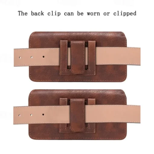 Men Genuine Leather Waist Pack Thick Cowhide Waist Bags Functional Leather Shoulder Bag Mini Travel Chest Bag Phone Pack