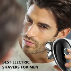 Men Head Shavers Wet and Dry Detachable Electric Shaver Nose Hair Trimmer Face Brush Grooming Set Rechargeable Razor