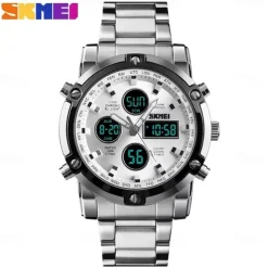 Men Mechanical Watch Luxury Large Dial Waterproof Stainless Steel Watch
