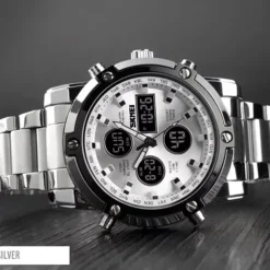 Men Mechanical Watch Luxury Large Dial Waterproof Stainless Steel Watch