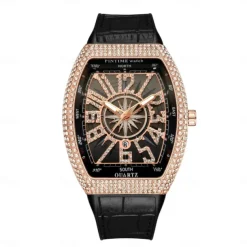 Men Quartz Watch Creative Outdoor Fashion Wristwatch Calendar Waterproof Decoration Leather Watch