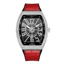 Men Quartz Watch Creative Outdoor Fashion Wristwatch Calendar Waterproof Decoration Leather Watch