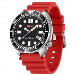 Men Quartz Watch Minimalist Fashion Casual Wristwatch Luminous Calendar Waterproof World Time Rubber Watch