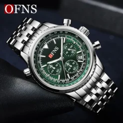 Men Quartz Watch Outdoor Sports Fashion Casual Luminous Calendar Waterproof Decoration Steel Watch