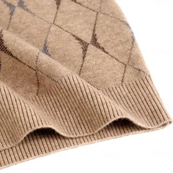 Men Sweater Vest Knit Geometric V Neck Smart Casual Formal Vacation Clothing Apparel Spring Autumn Wine Dark Green S M L