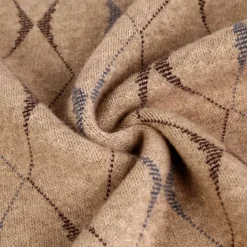 Men Sweater Vest Knit Geometric V Neck Smart Casual Formal Vacation Clothing Apparel Spring Autumn Wine Dark Green S M L