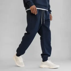 Men's 100% Cotton Athletic Pants Active Pants Active Joggers Solid Color Full Length Outdoor Home Sports Outdoor Sports Fashion Gray Green Black Micro-elastic