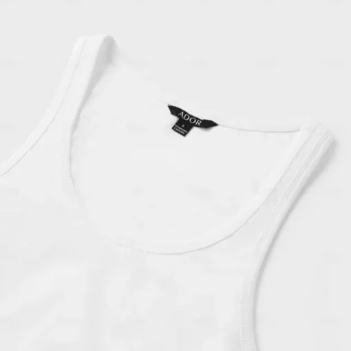 Men's 100% Cotton 3D Print Tank Top Graphic Fashion Outdoor Casual Vest Top Undershirt Street Casual Daily T shirt White Blue Sleeveless Crew Neck Shirt Spring & Summer Clothing Apparel