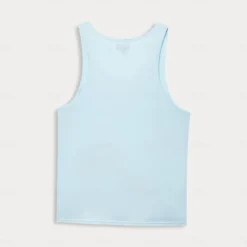 Men's 100% Cotton Graphic Tank Top Casual Vest Top Coconut Tree Fashion Hawaiian Undershirt Street Daily Beach T shirt White Blue Short Sleeve Crew Neck Shirt Spring & Summer Clothing Apparel