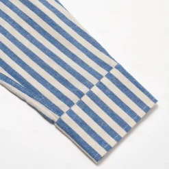 Men's 100% Cotton Shirt Summer Shirt Button Up Shirt Casual Shirt Black Blue Long Sleeve Stripes Lapel Daily Wear Vacation Clothing Apparel Cotton Fashion Hawaiian Casual