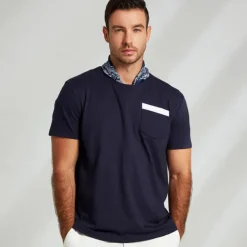 Men's 100% Cotton T shirt Graphic Fashion Outdoor Casual Tee Tee Top Street Casual Daily T shirt White Navy Blue Short Sleeve Crew Neck Shirt Spring & Summer Clothing Apparel