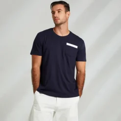 Men's 100% Cotton T shirt Graphic Fashion Outdoor Casual Tee Tee Top Street Casual Daily T shirt White Navy Blue Short Sleeve Crew Neck Shirt Spring & Summer Clothing Apparel