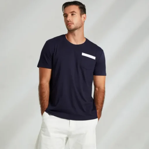 Men's 100% Cotton T shirt Graphic Fashion Outdoor Casual Tee Tee Top Street Casual Daily T shirt White Navy Blue Short Sleeve Crew Neck Shirt Spring & Summer Clothing Apparel