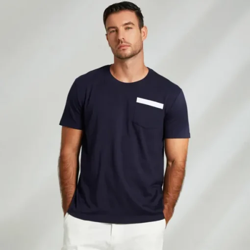 Men's 100% Cotton T shirt Graphic Fashion Outdoor Casual Tee Tee Top Street Casual Daily T shirt White Navy Blue Short Sleeve Crew Neck Shirt Spring & Summer Clothing Apparel