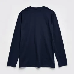 Men's 100% Cotton T Shirt Long Sleeve T Shirt Solid Color Crew Neck Normal Outdoor Causal Crewneck Clothing Apparel Knitwear Daily