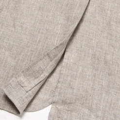 Men's 100% Linen Blazer Jacket Wedding Party Anniversary Summer Spring Linen Solid Color Single Breasted One-button Blazer Blue Beige