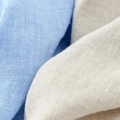 Men's 100% Linen Blazer Jacket Wedding Party Casual Elegant Vacation Summer Spring Linen Blue Linen Blazer Solid Color Single Breasted Two-button Blazer Blue Beige