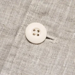 Men's 100% Linen Blazer Jacket Wedding Party Casual Elegant Vacation Summer Spring Linen Blue Linen Blazer Solid Color Single Breasted Two-button Blazer Blue Beige