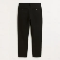 Men's 100% Linen Pants Solid Color Breathable Full Length Formal Wedding Outdoor Elegant Vacation Navy Blue Beige Micro-elastic