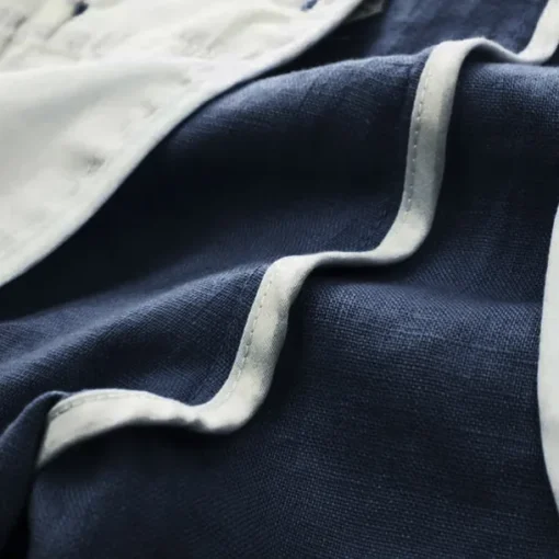 Men's 100% Linen Pants Solid Color Breathable Full Length Formal Wedding Outdoor Elegant Vacation Navy Blue Beige Micro-elastic