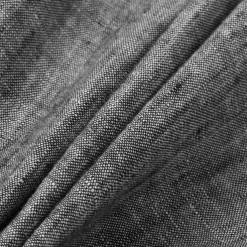 Men's 100% Linen Pants Trousers Casual Pants Drawstring Elastic Waist Straight Leg Plain Comfort Breathable Casual Daily Holiday Fashion Classic Style Dark Gray