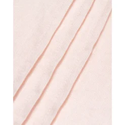 Men's 100% Linen Shirt Button Up Shirt White Pink Long Sleeve Plain Standing Collar Spring & Fall Outdoor Daily Clothing Apparel Ruched