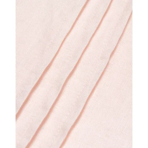 Men's 100% Linen Shirt Button Up Shirt White Pink Long Sleeve Plain Standing Collar Spring & Fall Outdoor Daily Clothing Apparel Ruched