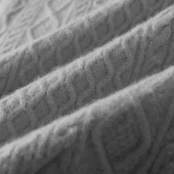 Men's 100% Merino Wool Sweater Vest Cable Knit V Neck Solid Color V Neck Knitwear Elegant School Formal Clothing Apparel Spring Fall Navy Blue Light Grey S M L