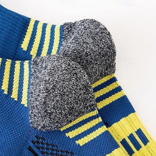 Men's 3 Pack Multi Packs Socks Ankle Socks Running Socks Casual Socks Black White Color Color Block Sports & Outdoor Casual Daily Basic Medium Spring Fall Fashion