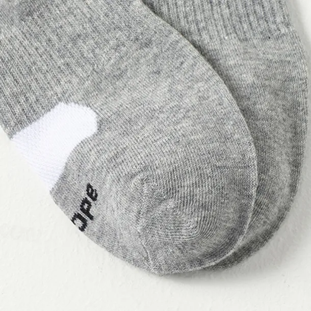 Men's 6 Pack Multi Packs Socks Ankle Socks Low Cut Socks Running Socks Casual Socks Black White Color Plain Sports & Outdoor Casual Daily Basic Medium Spring Fall Fashion