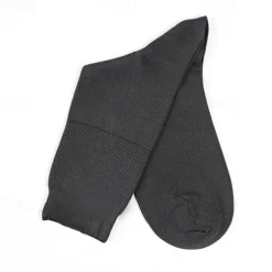 Men's 1 Pair Socks Black Navy Blue Color Plaid Plaid Checkered Geometry Formal Wedding Anniversary Thin Spring & Fall Knitwear Elegant