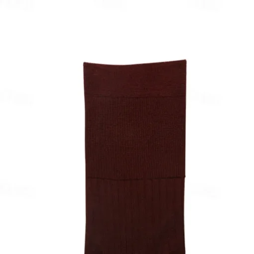 Men's 1 Pair Socks Black Navy Blue Color Solid Color Formal Wedding Anniversary Thin Spring & Fall Knitwear Elegant