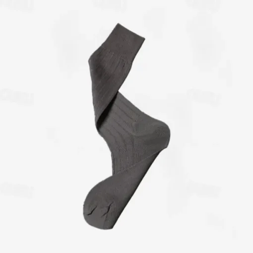 Men's 1 Pair Socks Black Red Color Solid Color Formal Wedding Anniversary Thin Spring & Fall Knitwear Elegant