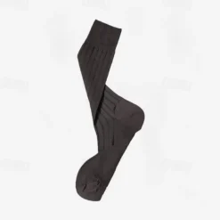 Men's 1 Pair Socks Black Red Color Solid Color Formal Wedding Anniversary Thin Spring & Fall Knitwear Elegant